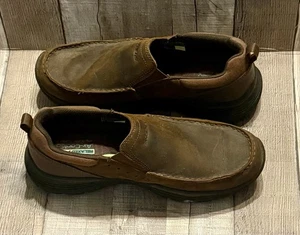 Scarpe Skechers Uomo Relaxed Fit Seveno Pelle Marrone Slip On 10 Belle - Foto 1 di 10