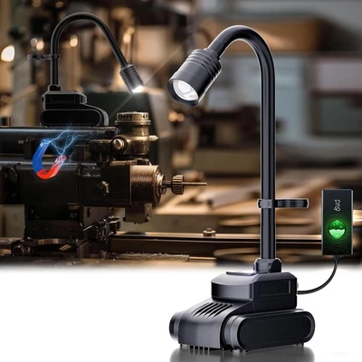 LED Work Light, 5000mAh Magnetic Gooseneck Light Rechargeable, 2000 Lumen 360... - Image 1 of 4