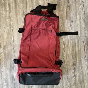 Mochila de transporte de carga Eagle Creek 110L roja negra bolsa de equipaje de lona con ruedas - Imagen 1 de 11