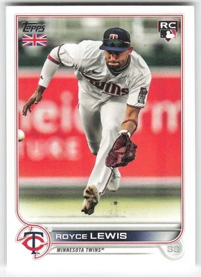 2022 Topps UK Edition #137 Royce Lewis BASEBALL Minnesota Twins - Image 1 of 2