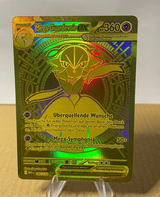 Mega-Guardevoir ex 187/132 Hyper Gold Rare Mega Entwicklungen DE Boosterfrisch! - Bild 1 von 2