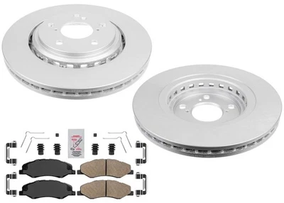 Front Coated Disc Brake Rotors & Ceramic Brake Pads fits Honda Odyssey 2018-2025 - Image 1 of 4