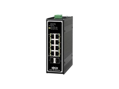 Tripp Lite 8-Port PoE+ 30W Unmanaged Industrial GbE Switch NGI-U08C2POE8 - Image 1 of 4