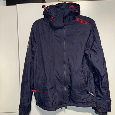 Superdry Original Windcheater KJT. Gr. M Dunkelblau Wie Neu - Bild 1 von 4