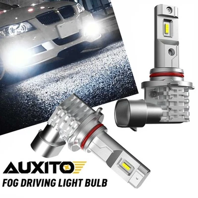 Xenon White Pair 9140 H10 9145 LED Fog Lights Bulb Lamp Fanless Replace Halogens - Image 1 of 4