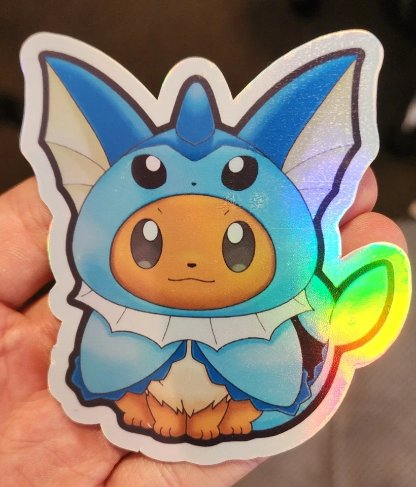 Eevee - Calcomanía - Pokemon - Anime - Hágalo usted mismo - Pegatina - Holográfica  Foto 1 de 1