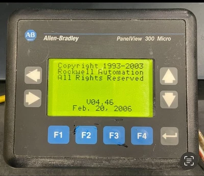 Allen Bradley 2711-M3A18L1 Series A Rev E PanelView 300 Micro RS-232 FRN 4.46 - Image 1 of 3