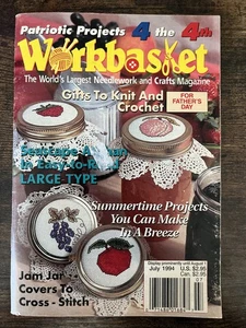 Patriotic Projects - Revista Workbasket Julio 1994 - Mameluco, Muñeca Yankee Doodle - Imagen 1 de 11
