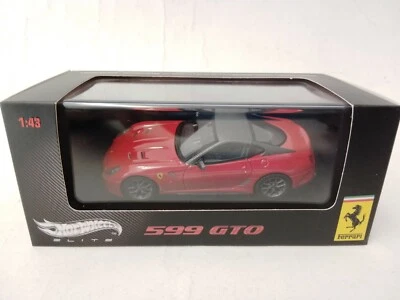 Hot Wheels Elite Ferrari 599 GTO red 1/43 T6267 - Immagine 1 di 2