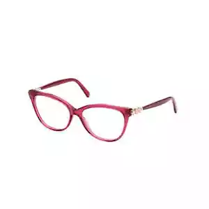 Swarovski SK5441 071 Pink Plastic Cat Eye Optical Eyeglasses Frame 55-15-140 RX - Picture 1 of 5