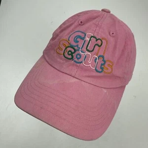 Girl Scouts Missouri Heartland Pink Ball Cap Hat Adjustable Baseball - Picture 1 of 5