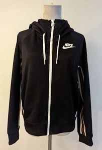 Nike Women's Sportswear sz S Full zip Hooded Jacket black 932431 3161 - Picture 1 of 4