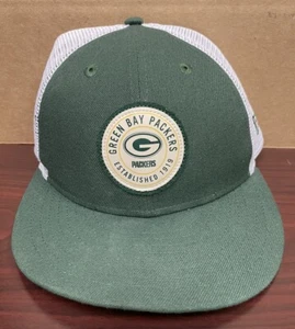 Gorra de camionero Green Bay Packers gorra malla SnapBack New Era 9Fifty NFL parche logotipo - Imagen 1 de 8