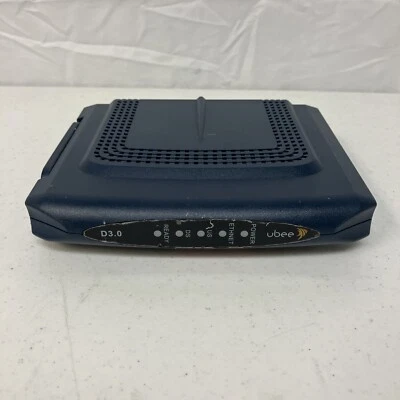 ubee d3.0 comcast modem untested as is Scratches See Pictures - Image 1 of 4