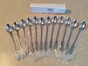 Update International (BA-1304) Iced Tea Spoons - BARON Series [Set 12] New 18/10 - Picture 1 of 4