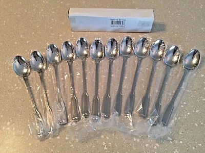 Update International (BA-1304) Iced Tea Spoons - BARON Series [Set 12] New 18/10 - Image 1 of 4