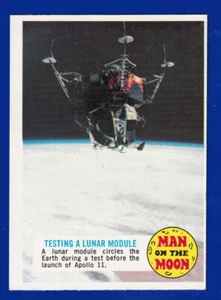 TESTING LUNAR MODULE 1969 TOPPS MAN ON THE MOON #31A EXMINT (oc) NICE CORNERS - Picture 1 of 2
