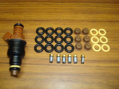 1990-2000 Ford Ranger 3.0L & 4.0L V6 Fuel Injector Repair / Rebuild Kit - Image 1 of 4