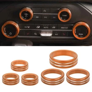 6pcs Air Conditioner Headlight Gear Switch Knob Cover For Ford for Bronco 2021+ - Picture 1 of 10
