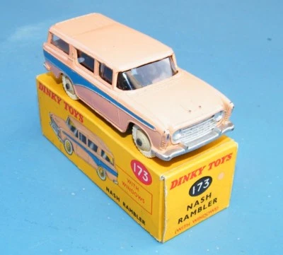 Dinky Toys 173 Nash Rambler Peach/ Blue Original VNMB!!  - Image 1 of 4