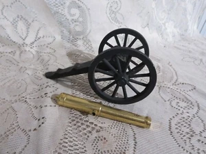 Réplica vintage de cañón de latón para reparación - Imagen 1 de 8