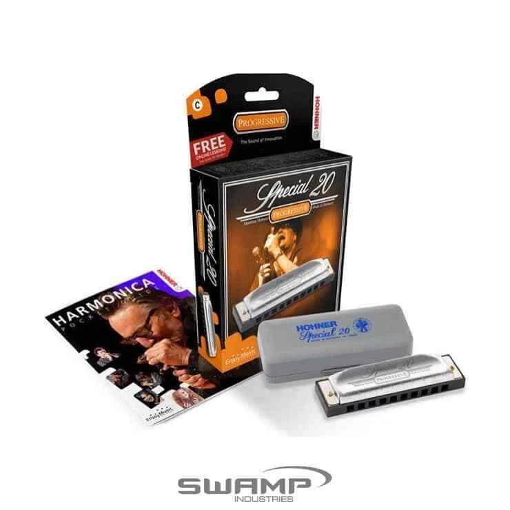 HOHNER Progressive Series 560cx Special 20 Harmonica - Key of C Diatonic Reed