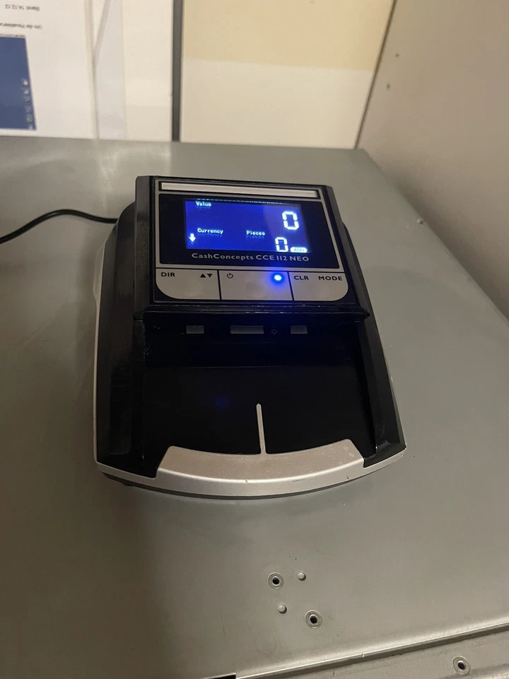CashConcepts CCE-112-NEO Geldscheinprüfer Detector EUR + GBP + CHF + PLN NO PSU - Bild 1 von 4