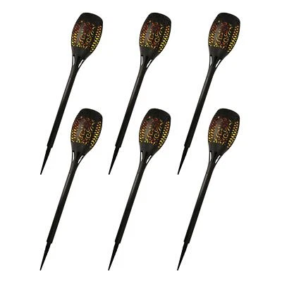 Solar Fackel Flammeneffekt mit Erdspieß ( 2-6 Stk. ) Solarleuchte Solarlampe LED - Bild 1 von 4