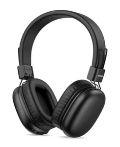 Kids Bluetooth Headphones, Wireless Headphones with HD ANC Microphone, 50 Black - Picture 1 of 7