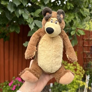 MASHA Masha el Oso Oso Marrón Peluche Peluche 9" - Imagen 1 de 10