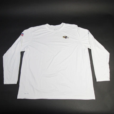 Baltimore Ravens Nike NFL On Field Apparel Dri-Fit Long Sleeve Shirt Men's Cover