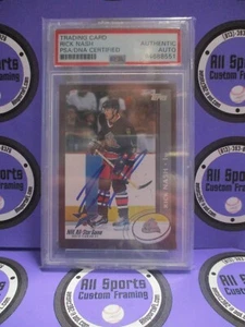 Rick Nash Autographed Signed 2002-03 Topps AS Card #5 of 6 PSA Slab #84758551 - Picture 1 of 7