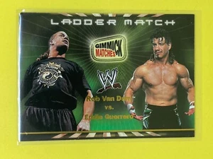 Rob Van Dam Eddie Guerrero WWE Fleer 2002 Gimmick Matches Ladder Wrestling Card - Picture 1 of 1