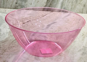 Greenbrier’s Large Pink Plastic Desert Bowl 5 quarts. 11 In Diameter-New-SHIP24H - Picture 1 of 5