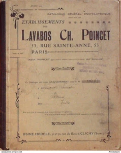 Lavabos Poincet Catalogue (Matériels coiffure Plomberie Comptoirs) 1907 - Picture 1 of 13