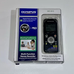 Olympus WS-813 Digital Voice Recorder - Multi-Function With Integrated USB & MP3 - Picture 1 of 13