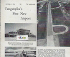 TANGANYIKA'S AFRICA FINE NEW AIRPORT 10/1954 ARTICLE 4 VIEWS AEROPLANE MAGAZINE