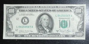 1981 A "SMALL HEAD" ONE HUNDRED DOLLAR BILL FEDERAL RESERVE ~CU ~BEAUTIFUL NOTE~ - Picture 1 of 2