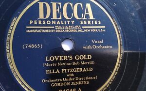 78 RPM Vinyl Records Ella Fitzgerald for sale | eBay