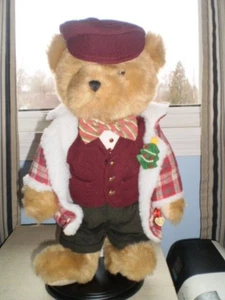 The Danbury Mint Collectible "Christmas Bear/Stand" Mint Condition with box - Picture 1 of 10