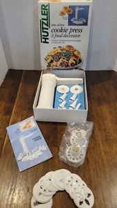 Prensa de galletas y caja decoradora de alimentos vintage hecha en Alemania Hutzler Gerda de fácil acción - Imagen 1 de 16