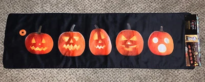 Halloween Pumpkin Light Up Table Runner Cynthia Rowley CURIOUS 14” x 48” NWT - Image 1 of 4