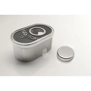 ACC Master Cylinder Cover Orange CF Flags Inlay fits 2005-2008 Chevy Corvette - Bild 1 von 9