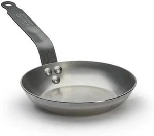 De Buyer 5110.18 Carbon Plus Estufa Cola Redonda Pluma Remachado Hoja de Acero 18cm - Imagen 1 de 3