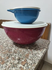 2 Ciotole Tupperware Usate 3 Volte Sono Come Nuove 7.5l e 1.4l. - Foto 1 di 19
