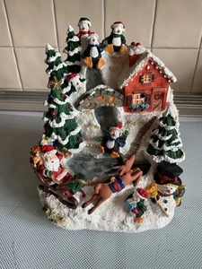 Vintage Avon Musical Waterfall Christmas Ornament - working - Picture 1 of 17