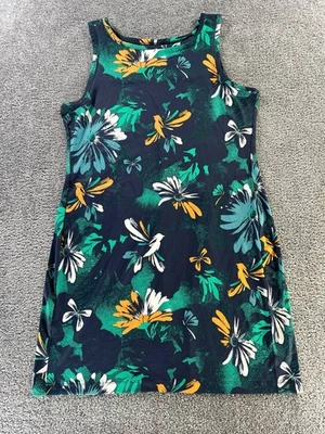 Vestido Columbia Chill River para mujer XL azul verde amarillo floral Foto 1 de 4