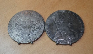 1780 Österreich Silber Maria Theresia Taler Münze Standbox Bilderrahmen 1 1/2" - Bild 1 von 4