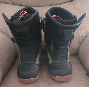ThirtyTwo Lashed Snowboard Boots NEW Size 6 Mens Green Black Cammo NEW - Picture 1 of 9