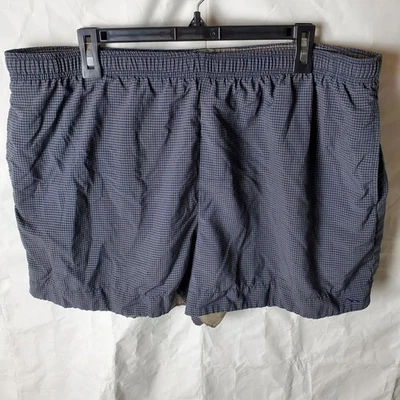 LL Bean Outdoors Shorts Mens XL Blue Lined Nylon Board Trunks Vintage  - Image 1 of 4